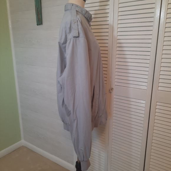 RARE vintage gray 1980's members only windbreaker jacket sz XLT - Picture 8 of 9